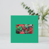 Weihnachtsgrüße Feiertagskarte (Stehend Vorderseite)