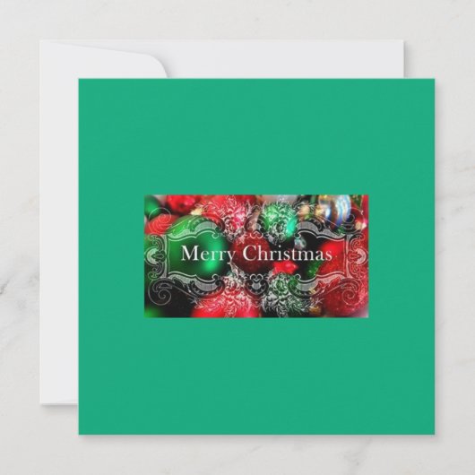 Weihnachtsgrüße Feiertagskarte (Vorderseite)