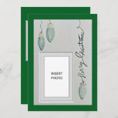 Weihnachtsgrüße Feiertagskarte (Vorne/Hinten)