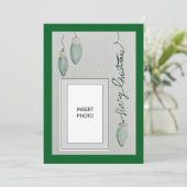 Weihnachtsgrüße Feiertagskarte (Stehend Vorderseite)