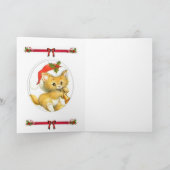 Weihnachtsgrüße Feiertagskarte (Innenseite)