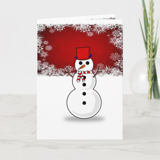 Weihnachtsgrüße Feiertagskarte (Vorderseite)