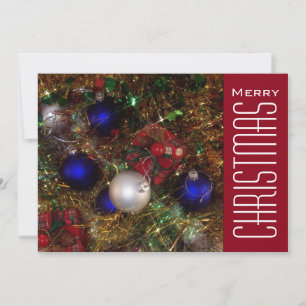 Weihnachtsgrüße Feiertagskarte
