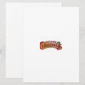 Weihnachtsgrüße Feiertagskarte (Vorne/Hinten)