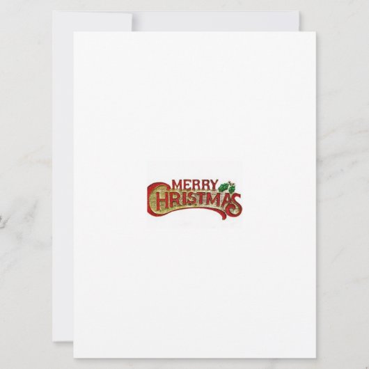 Weihnachtsgrüße Feiertagskarte (Vorderseite)