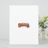 Weihnachtsgrüße Feiertagskarte (Stehend Vorderseite)