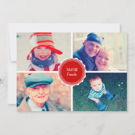 Weihnachtsgrüße Feiertagskarte