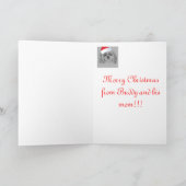 Weihnachtsgrüße Feiertagskarte (Innenseite)