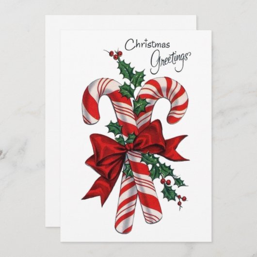 Weihnachtsgrüße Feiertagskarte (Vorne/Hinten)