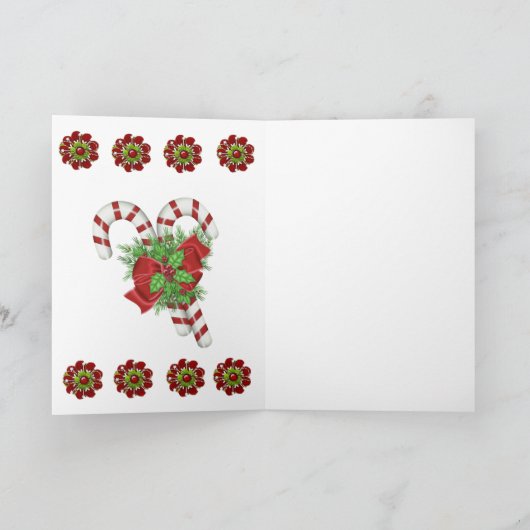 Weihnachtsgrüße Feiertagskarte (Innenseite)