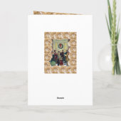 Weihnachtsgrüße Feiertagskarte (Rückseite)