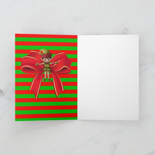 Weihnachtsgrüße Feiertagskarte (Innenseite)