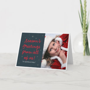 Weihnachtsgrüße Feiertagskarte
