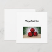 Weihnachtsgrüße Feiertagskarte (Vorne/Hinten)