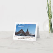 Weihnachtsgrüße Feiertagskarte (Vorderseite)