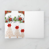 Weihnachtsgrüße Feiertagskarte (Innenseite)