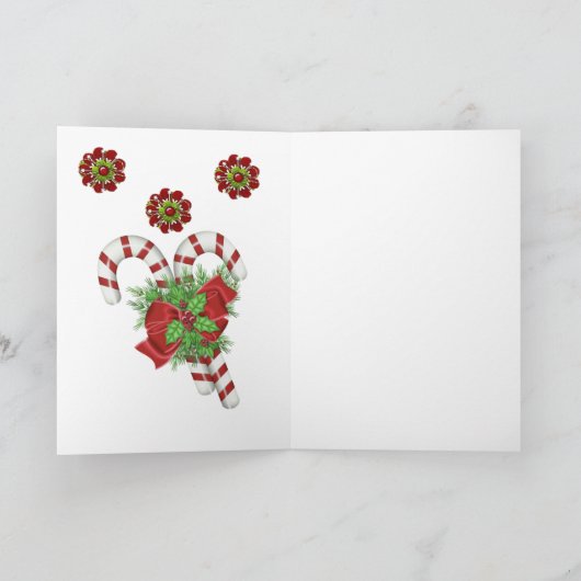 Weihnachtsgrüße Feiertagskarte (Innenseite)