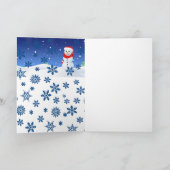 Weihnachtsgrüße Feiertagskarte (Innenseite)