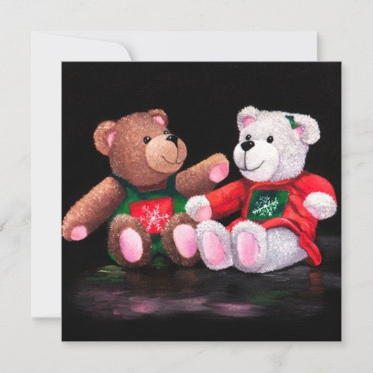 Weihnachtsgrüße Feiertagskarte (Vorderseite)