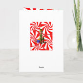 Weihnachtsgrüße Feiertagskarte (Rückseite)