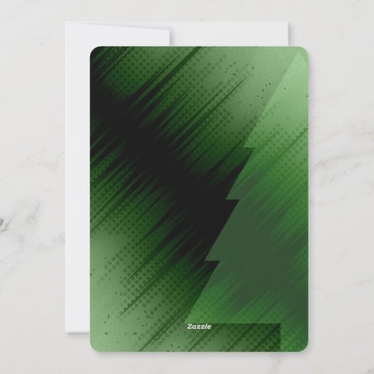 Weihnachtsgrüße Feiertagskarte (Rückseite)