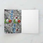 Weihnachtsgrüße Feiertagskarte (Innenseite)