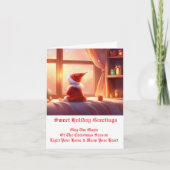 Weihnachtsgrüße Feiertagskarte (Vorderseite)