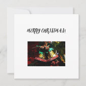 Weihnachtsgrüße Feiertagskarte (Vorderseite)