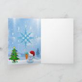 Weihnachtsgrüße Feiertagskarte (Innenseite)