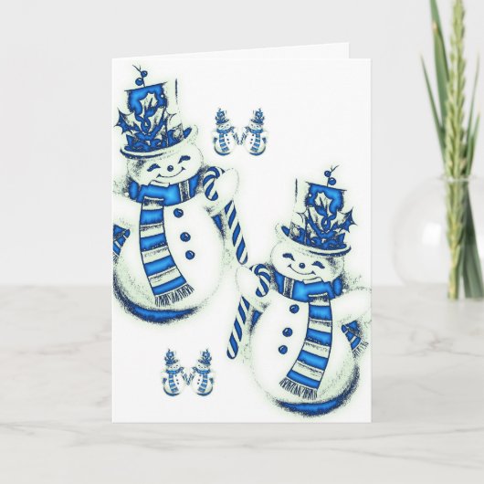 Weihnachtsgrüße Feiertagskarte (Vorderseite)