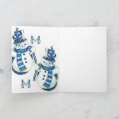 Weihnachtsgrüße Feiertagskarte (Innenseite)