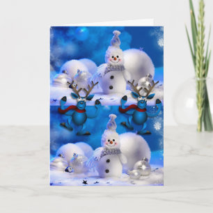 Weihnachtsgrüße Feiertagskarte