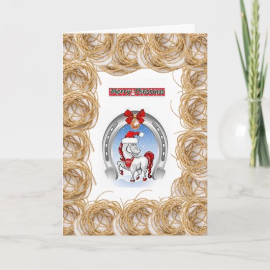 Weihnachtsgrüße Feiertagskarte (Vorderseite)