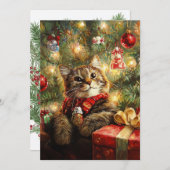 Weihnachtsgrüße Feiertagskarte (Vorne/Hinten)