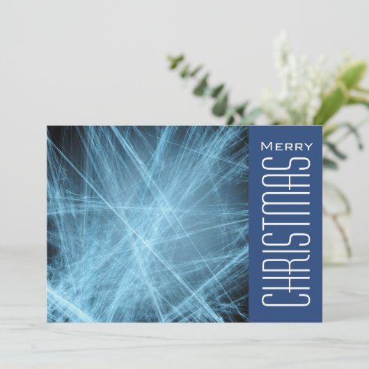 Weihnachtsgrüße Feiertagskarte (Stehend Vorderseite)