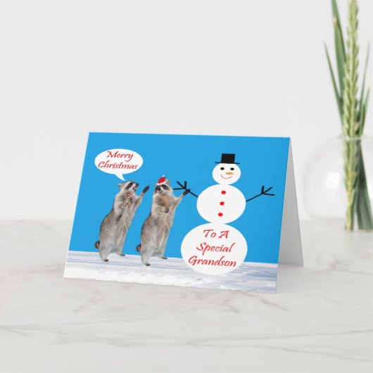 Weihnachtsgrüße Feiertagskarte (Vorderseite)