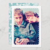 Weihnachtsgrüße Feiertagskarte (Vorne/Hinten)