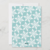 Weihnachtsgrüße Feiertagskarte (Rückseite)