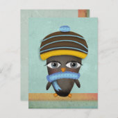 Weihnachtsgrüße Feiertagspostkarte (Vorne/Hinten)