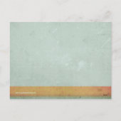 Weihnachtsgrüße Feiertagspostkarte (Rückseite)