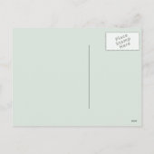 Weihnachtsgrüße Feiertagspostkarte (Rückseite)