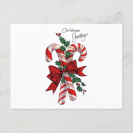 Weihnachtsgrüße Feiertagspostkarte