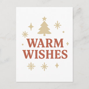 Weihnachtsgrüße Feiertagspostkarte