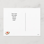 Weihnachtsgrüße Feiertagspostkarte (Rückseite)