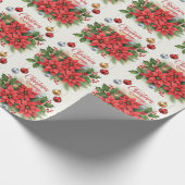 Weihnachtsgrüße, Festlich, Geschenkpapier (Ecke)