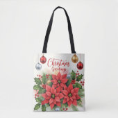 Weihnachtsgrüße, festliches Feiertagsdesign, Tasche (Vorderseite)