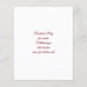 Weihnachtsgrüße Flyer (Hinten)