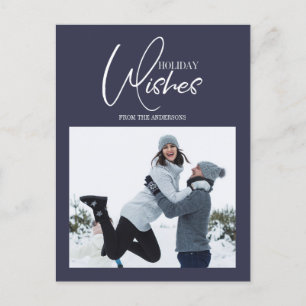 Weihnachtsgrüße Foto Postkarte