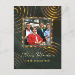 Weihnachtsgrüße Fotovorlage Feiertagspostkarte