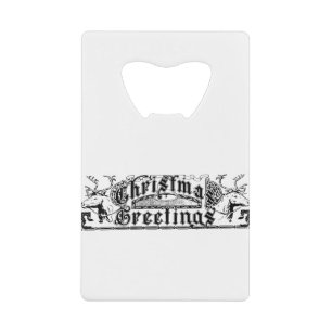 Weihnachtsgrüße Geldbeutel Flaschenöffner